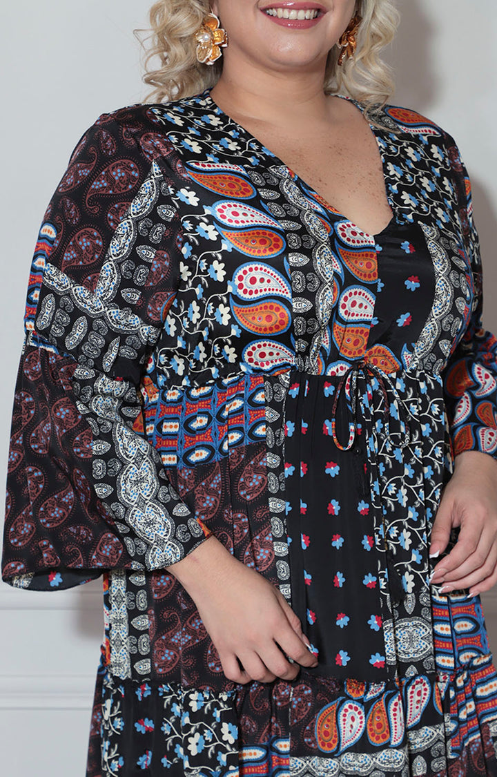 Vestido azul marino paisley - VESTIDO XL Boutiquemirel 