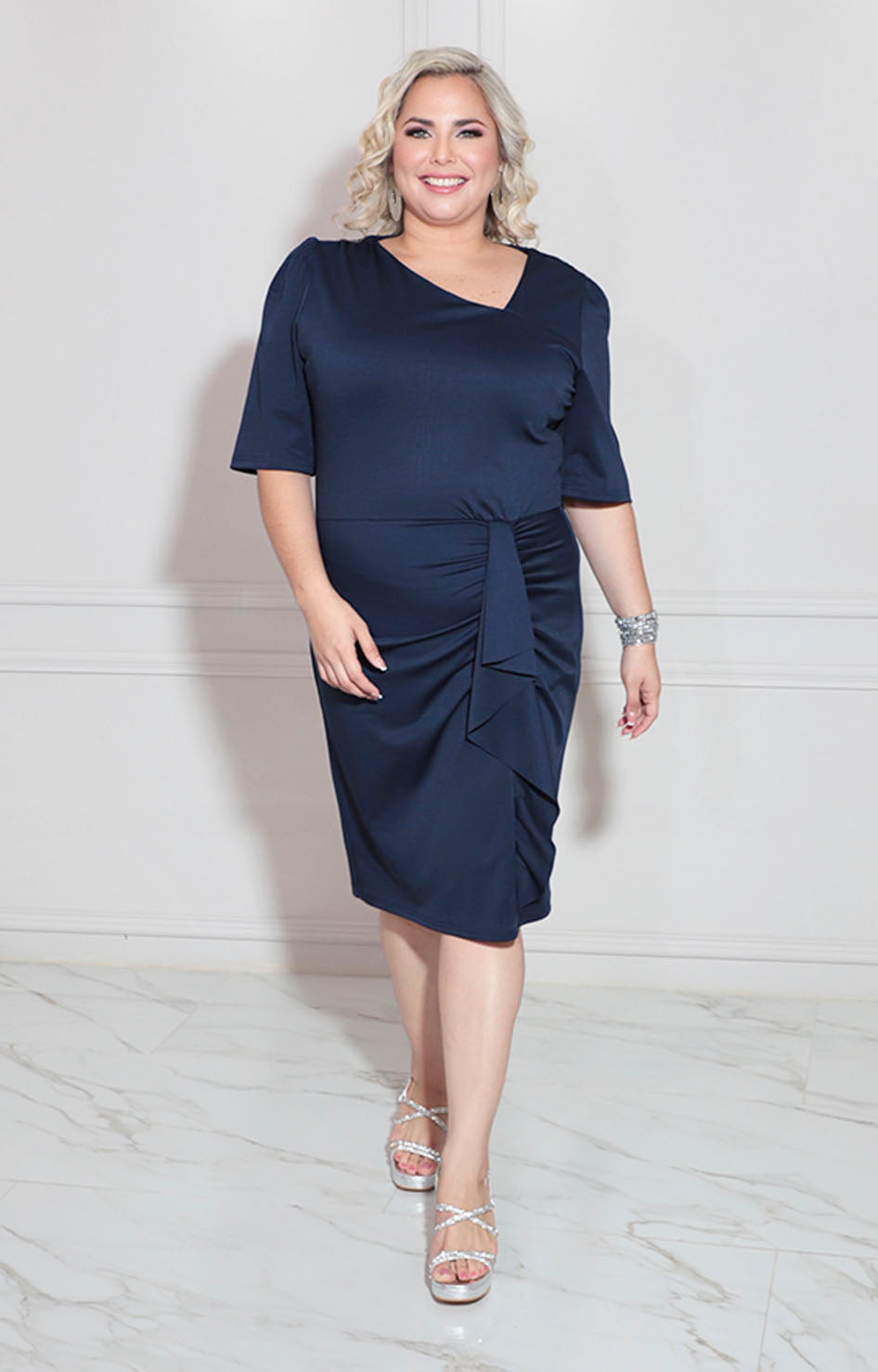 Vestido azul marino - VESTIDO XL Boutiquemirel 