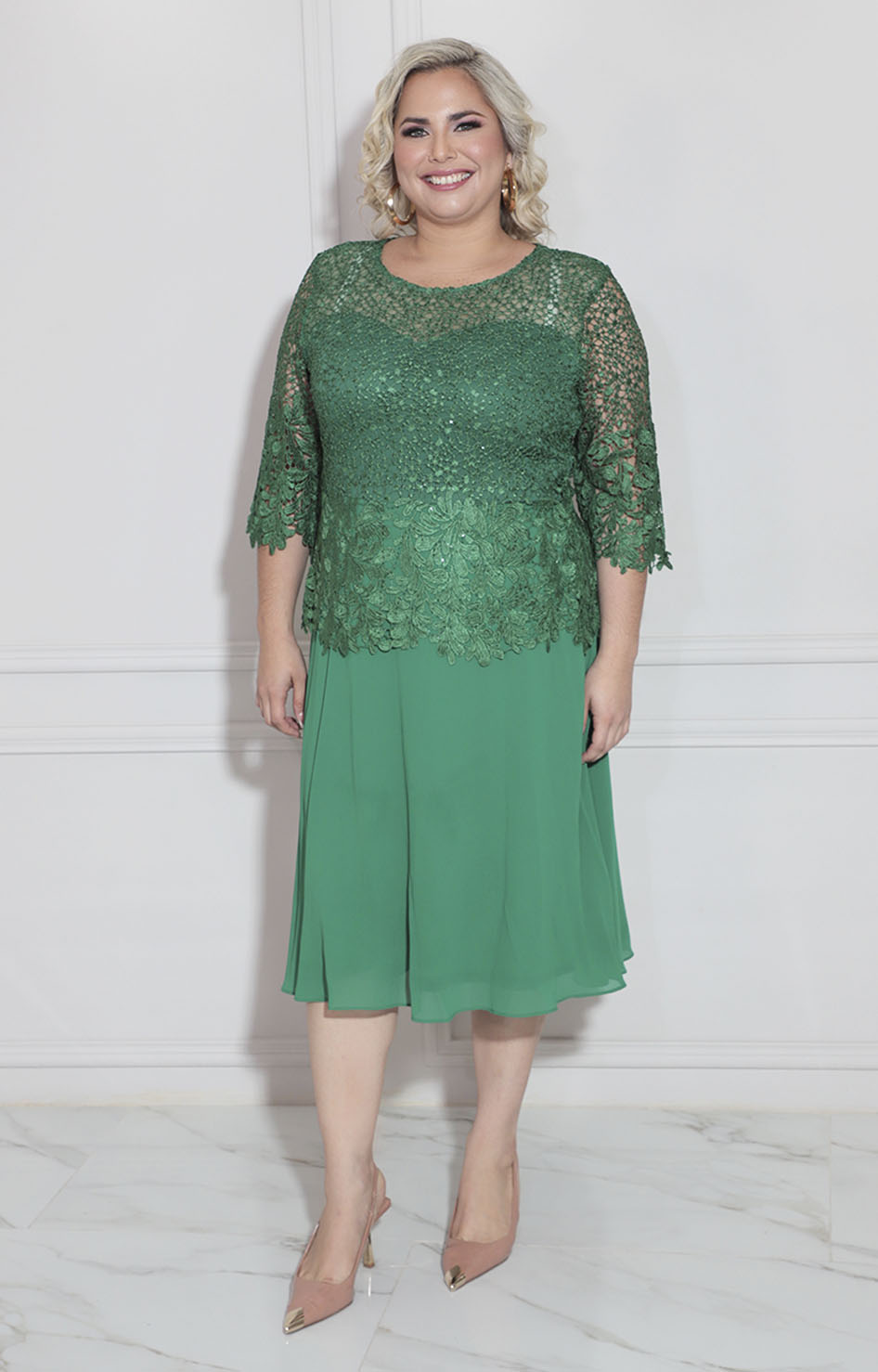 Vestido verde de gala - VESTIDO XL Boutiquemirel 