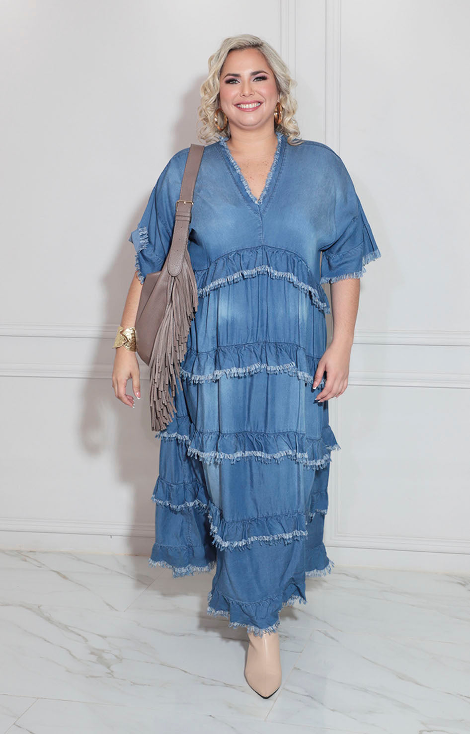 Vestido de mezclilla - VESTIDO Boutiquemirel 