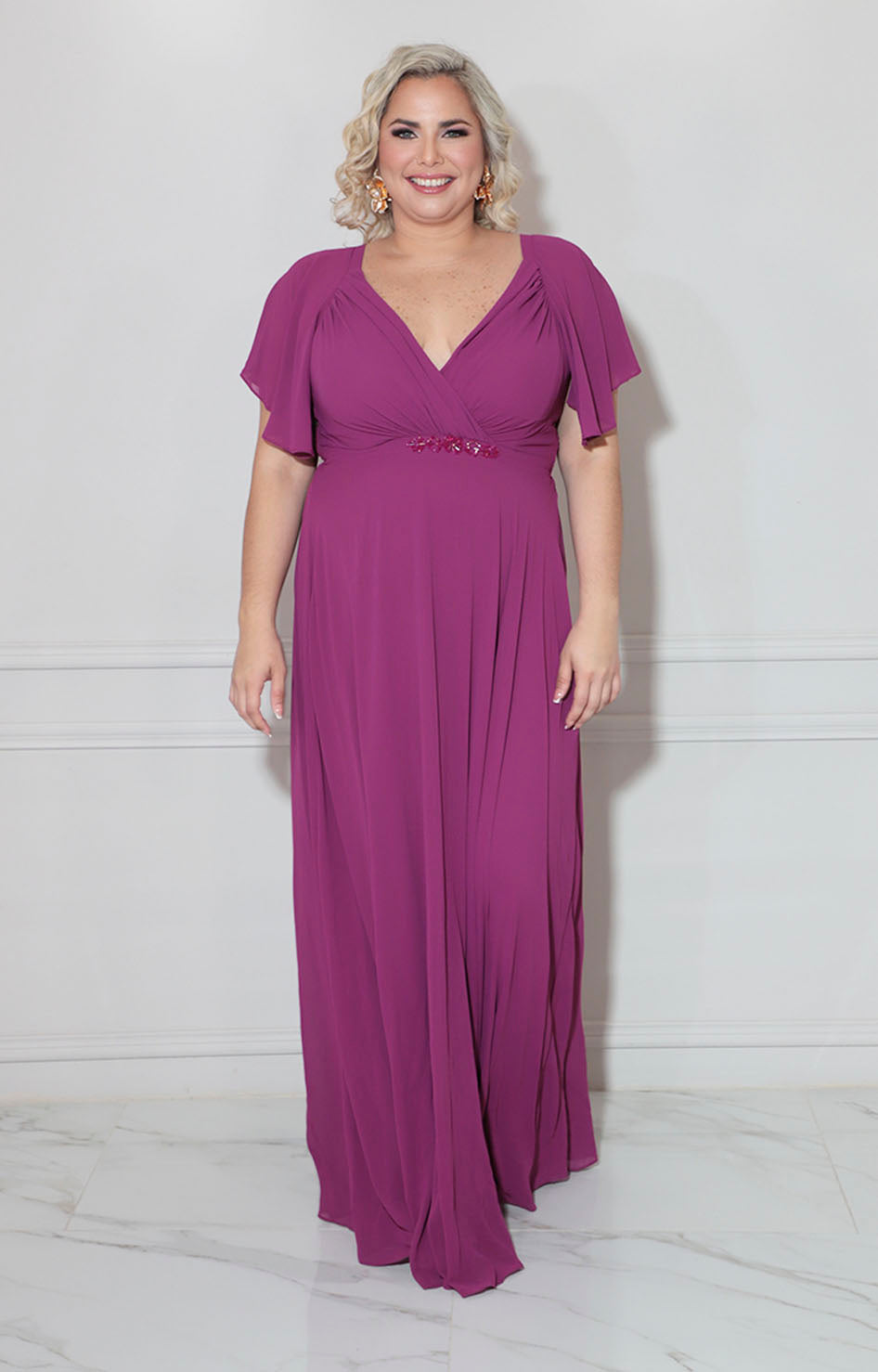 Vestido de gala magenta - VESTIDO XL Boutiquemirel 