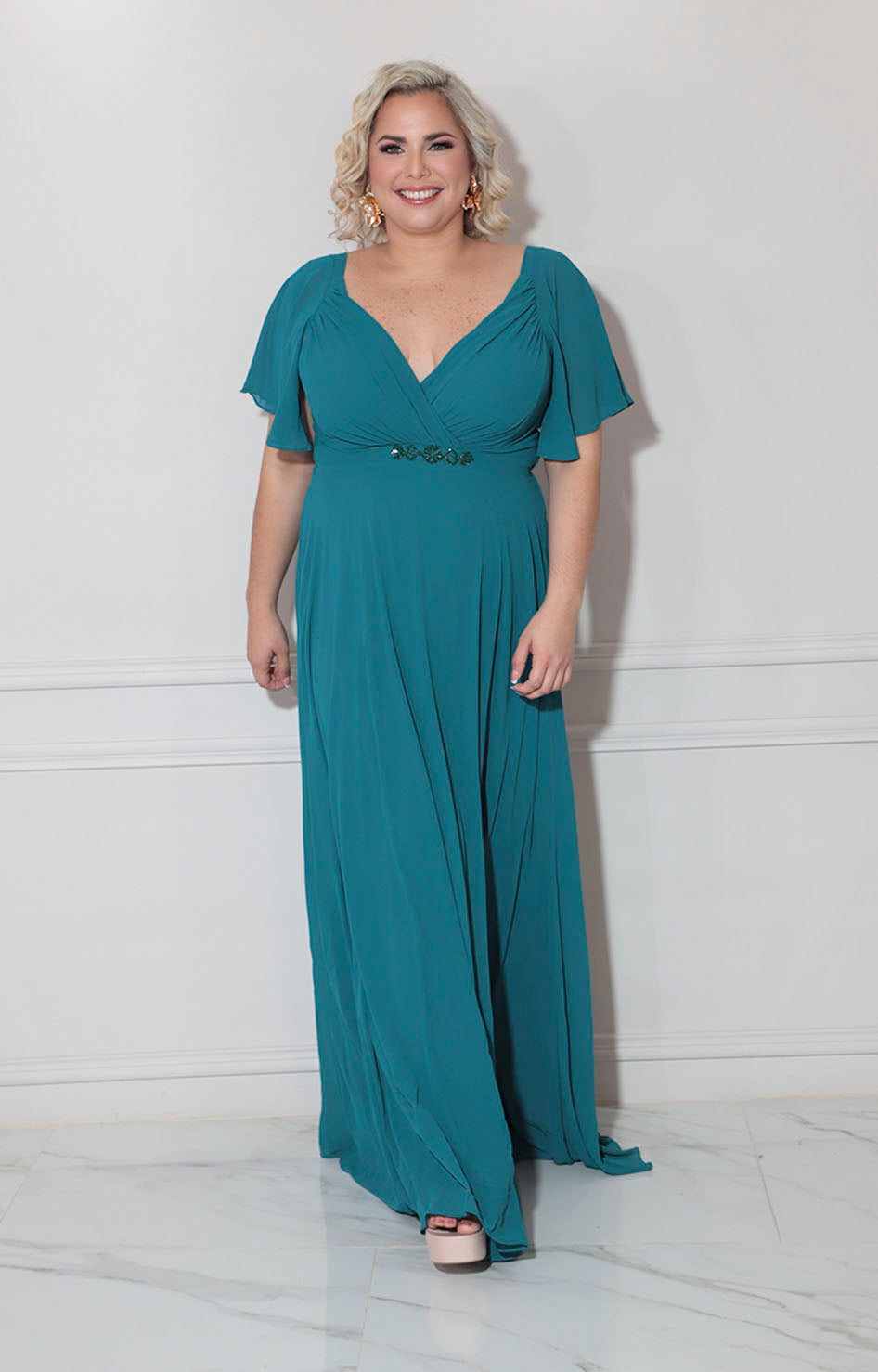 Vestido de gala verde - VESTIDO XL Boutiquemirel 