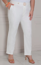 Pantalòn recto con hebilla - PANTALON CURVY Boutiquemirel 