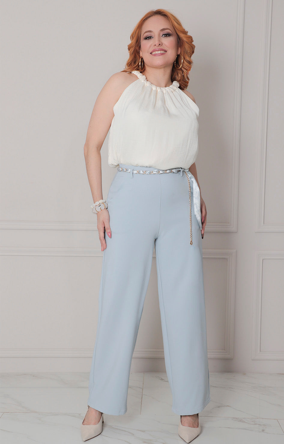 Blusa tipo halter - BLUSAS REGULAR Boutiquemirel 