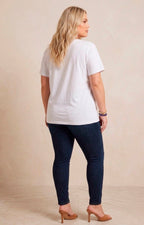 Blusa básica blanca - BLUSAS CURVY Boutiquemirel 