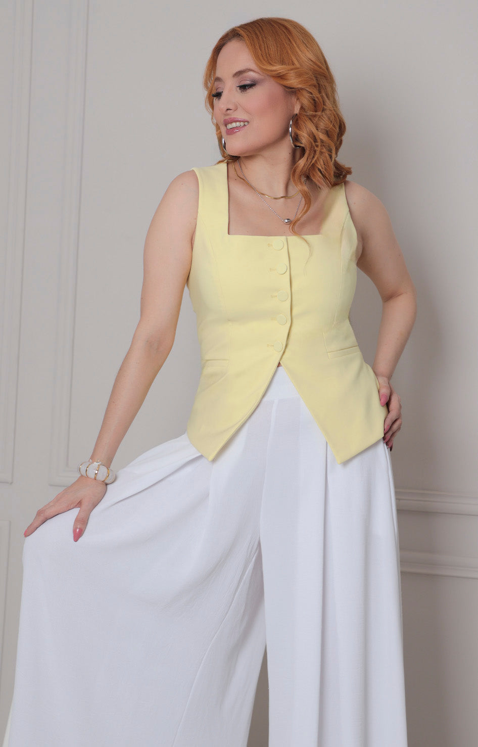 Pantalón blanco - PANTALON Boutiquemirel 