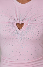 Blusa rosa con brillo - BLUSAS REGULAR Boutiquemirel 