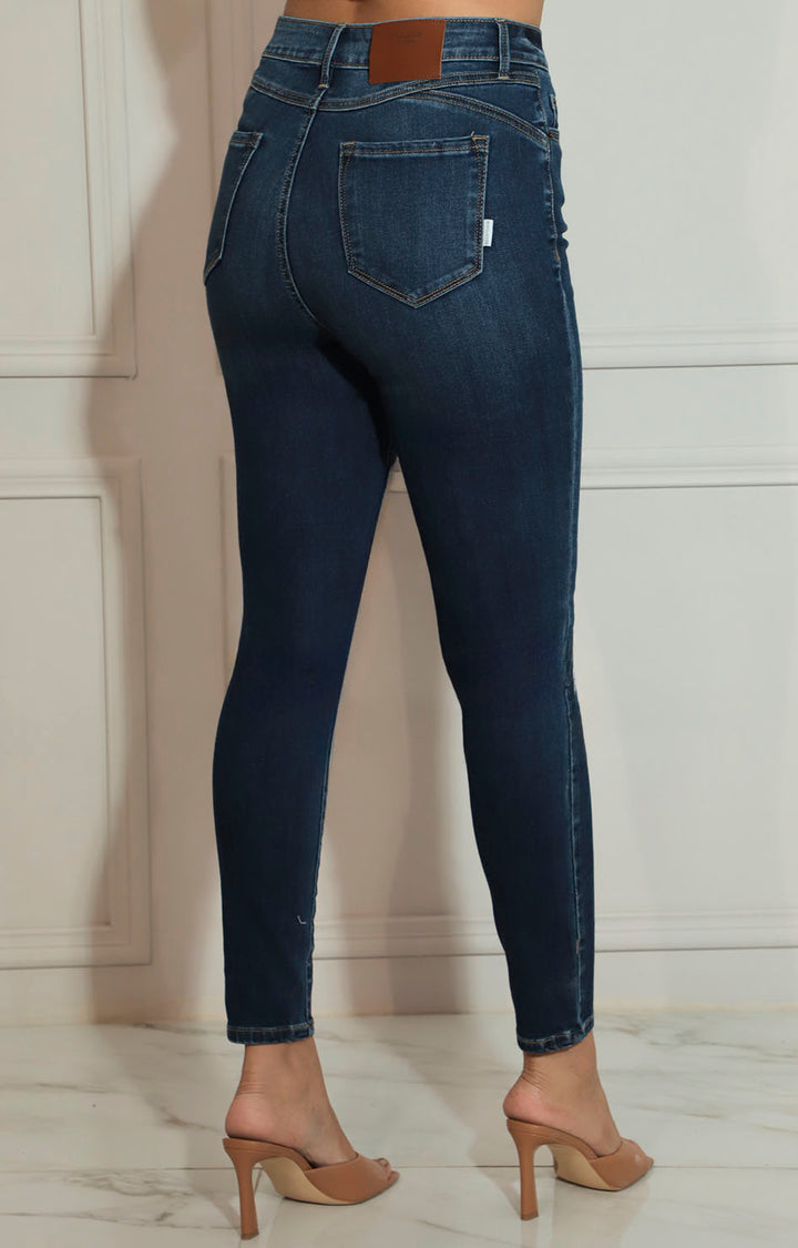 Pantalon de mezclilla de bolsas - PANTALON Boutiquemirel 