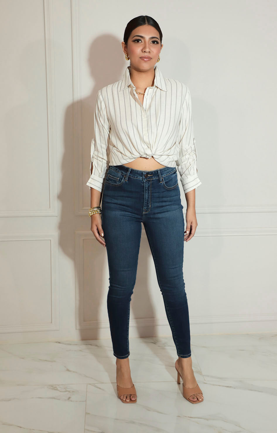 Pantalon de mezclilla de bolsas - PANTALON Boutiquemirel 