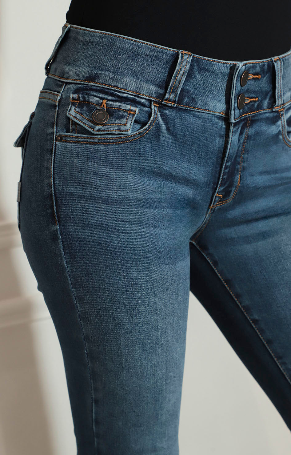 Pantalón de mezclilla azul obscuro - PANTALON Boutiquemirel 