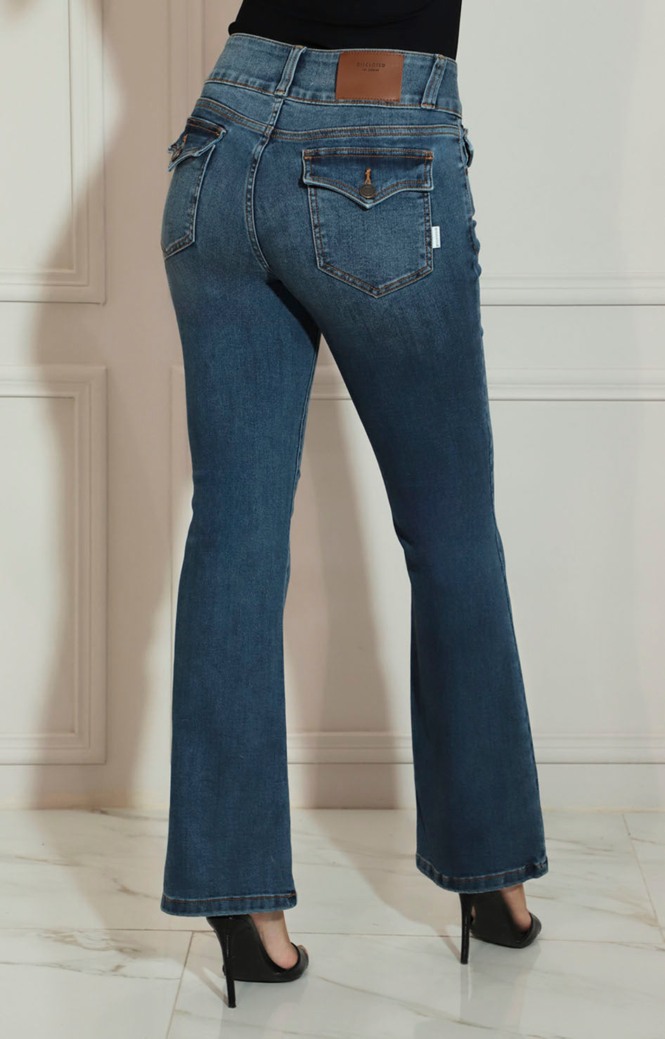 Pantalón de mezclilla azul obscuro - PANTALON Boutiquemirel 