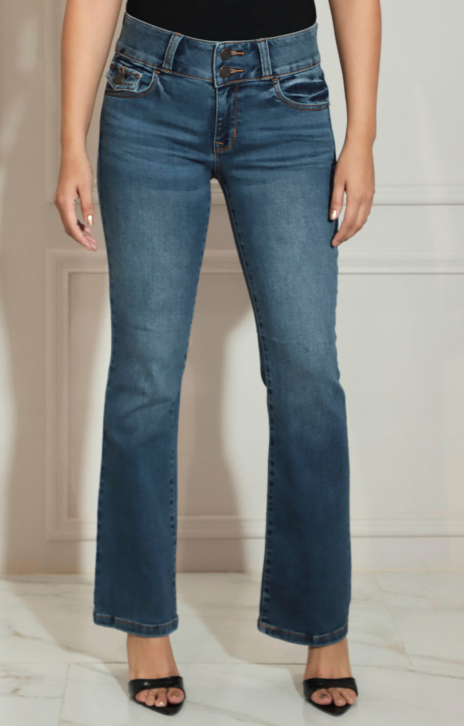 Pantalón de mezclilla azul obscuro - PANTALON Boutiquemirel 