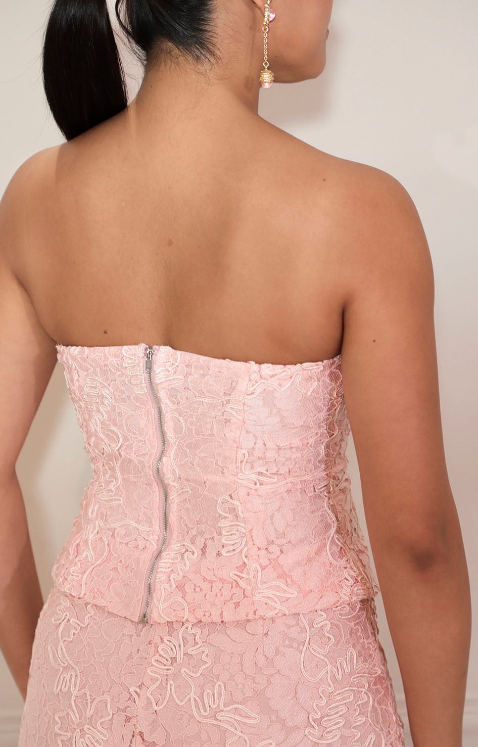 Conjunto rosa estampado con bordado - CONJUNTO Boutiquemirel 