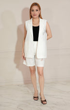 Conjunto blanco con bordado - CHALECO Boutiquemirel 