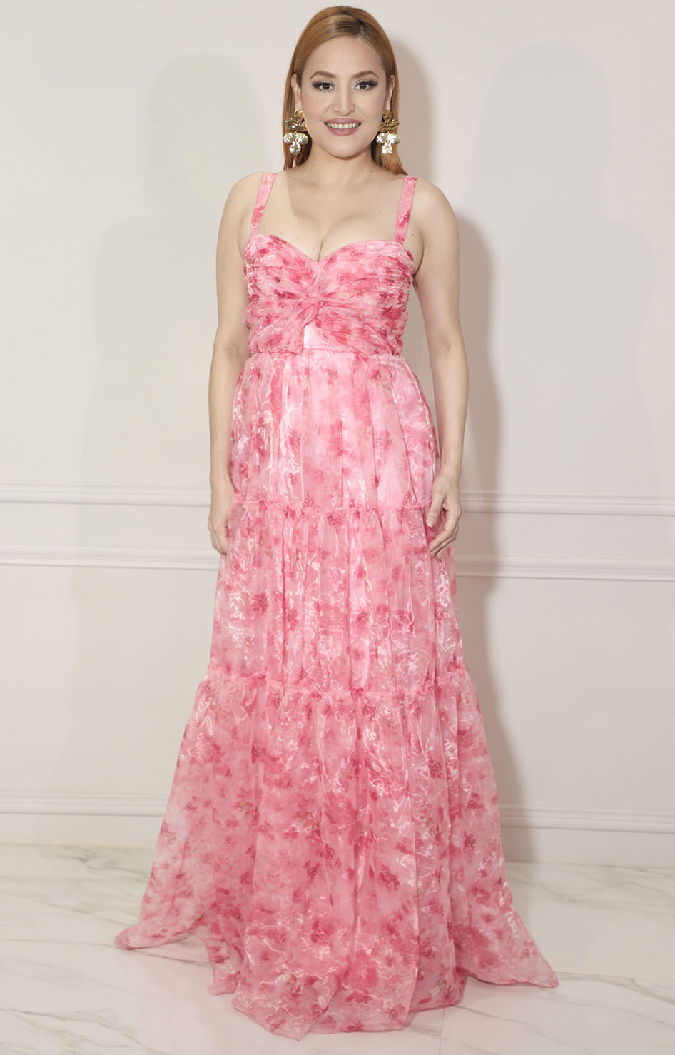 Vestido rosa estampado de tirantes - VESTIDO Boutiquemirel 