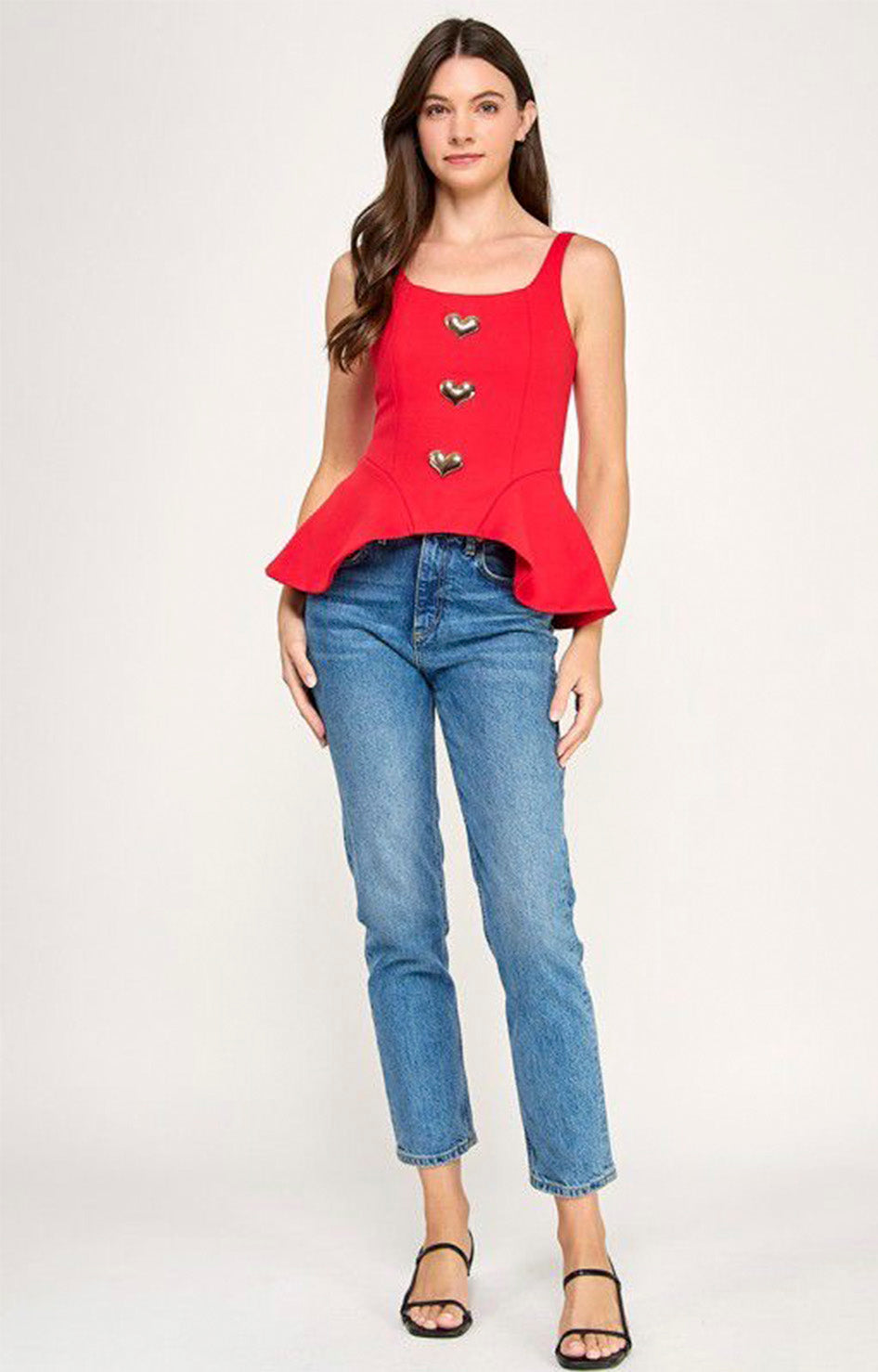 Blusa roja de tirantes - BLUSAS REGULAR Boutiquemirel 