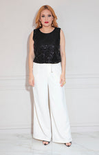 Blusa negra estampada - BLUSA Boutiquemirel 