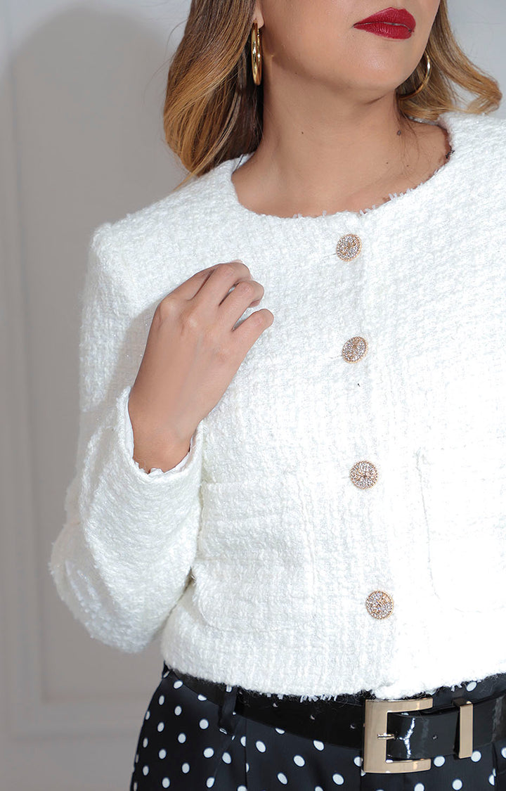 Saco blanco con bolsas