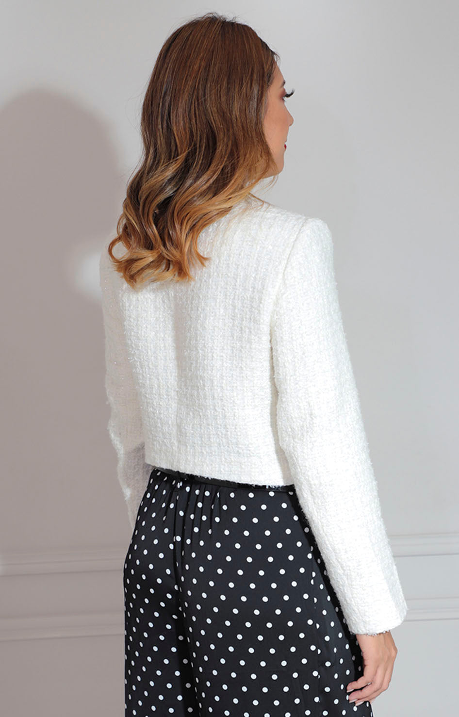 Saco blanco con bolsas