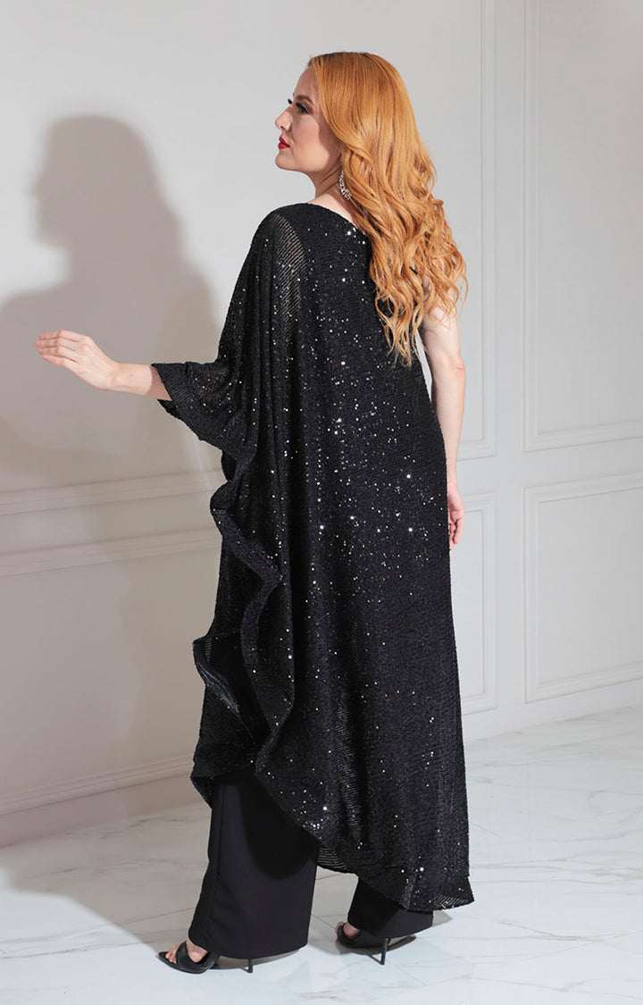 Palazzo negro asimétrico