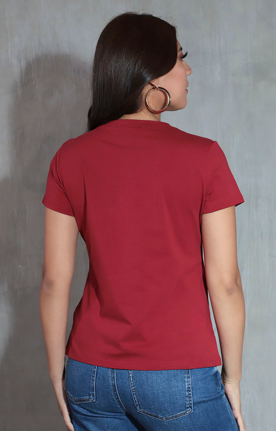 Blusa vino bordada - BLUSA Boutiquemirel 