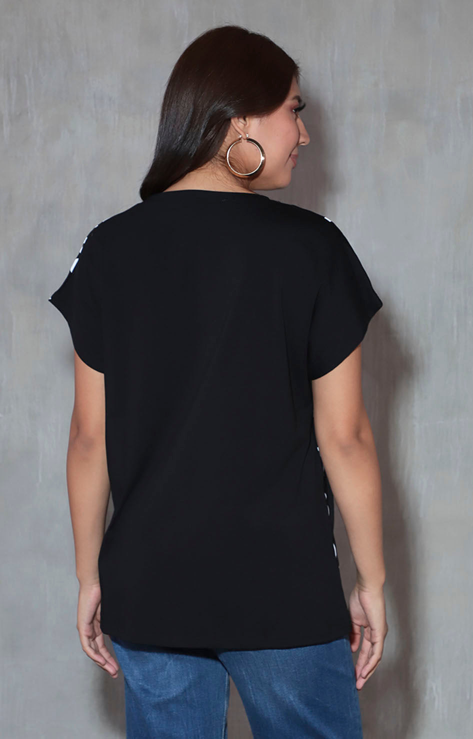 Blusa negra con letras - BLUSA Boutiquemirel 