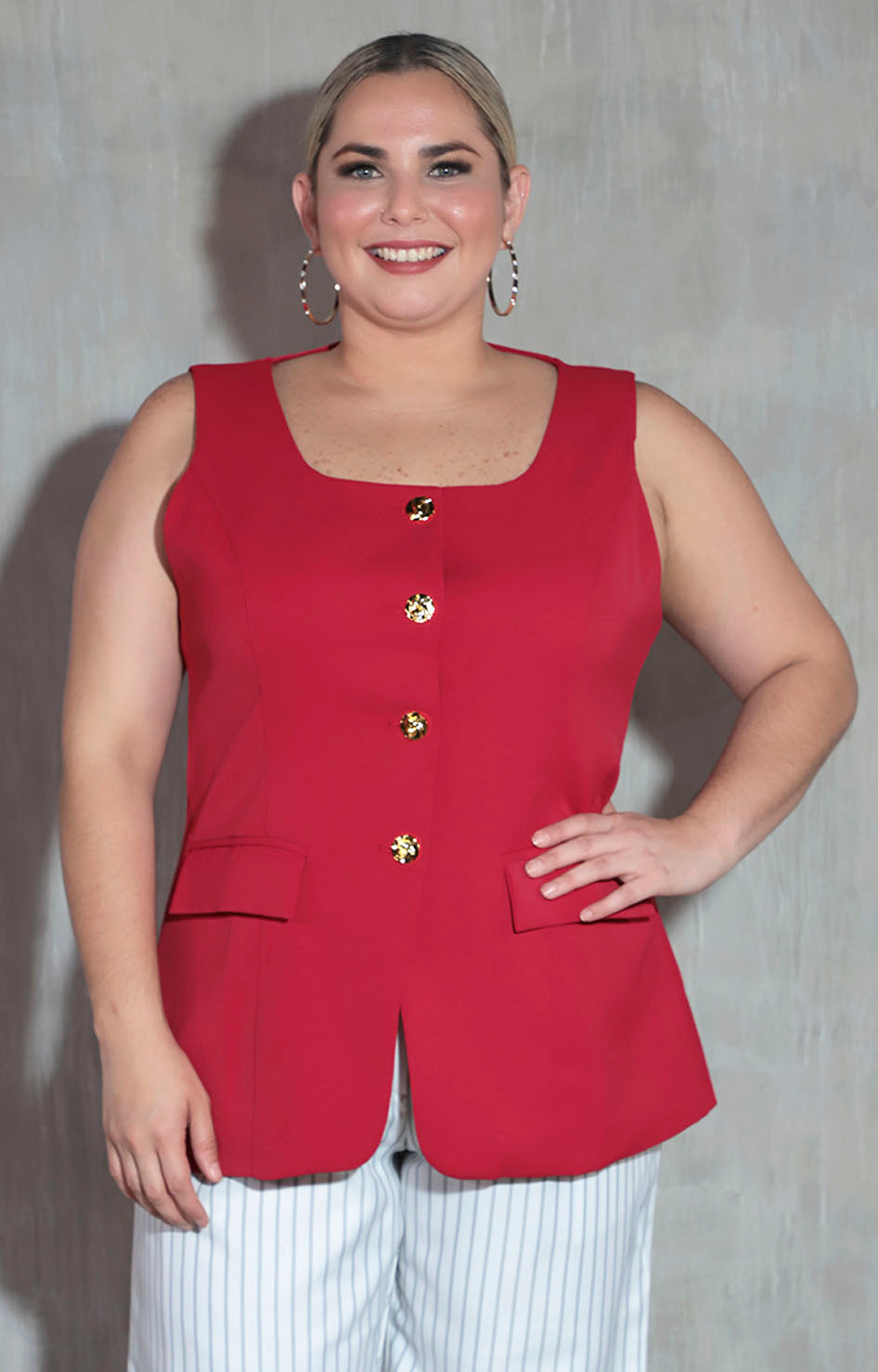 Chaleco rojo - CHALECO XL Boutiquemirel 