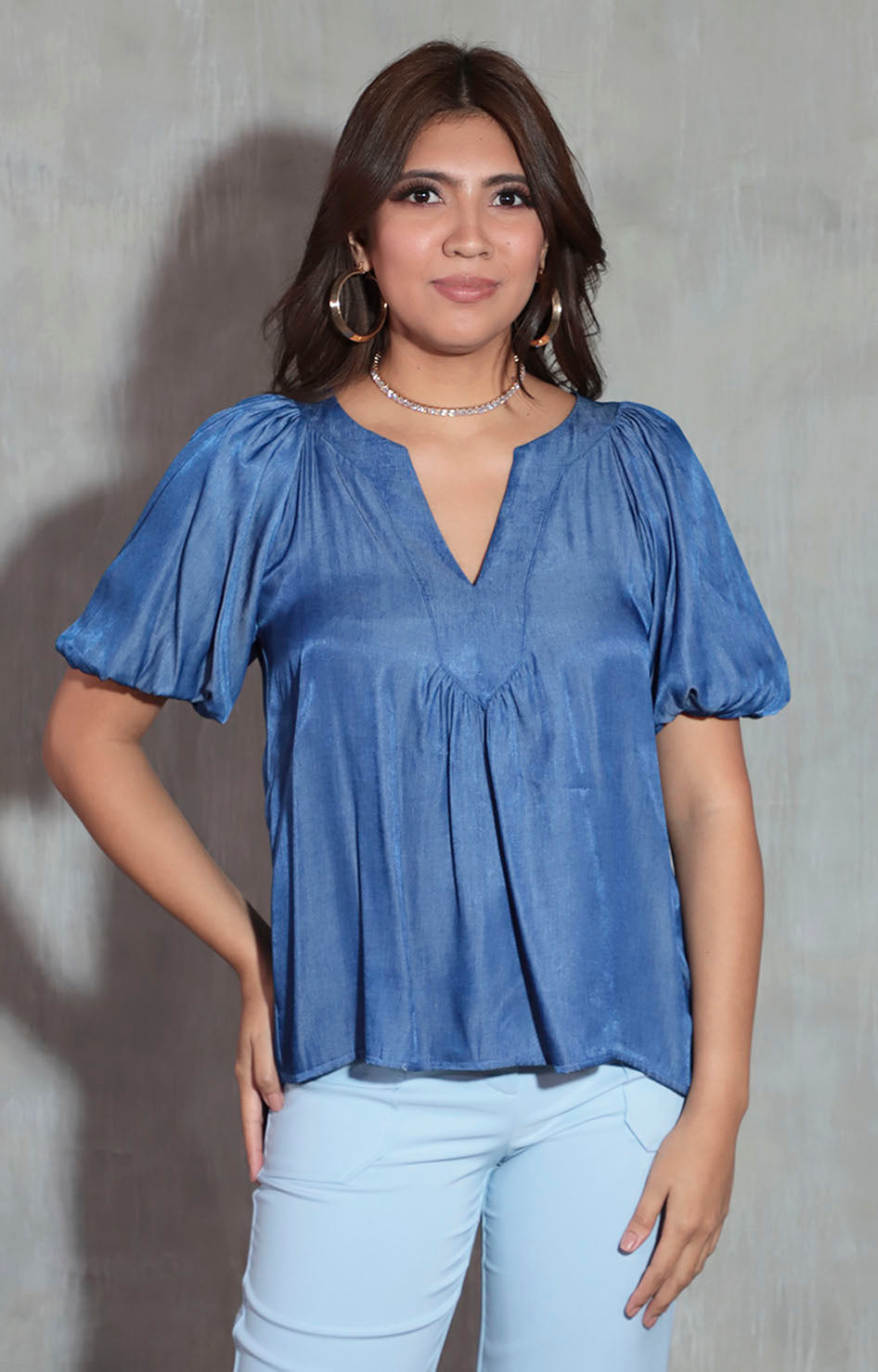 Blusa azul - BLUSA Boutiquemirel 