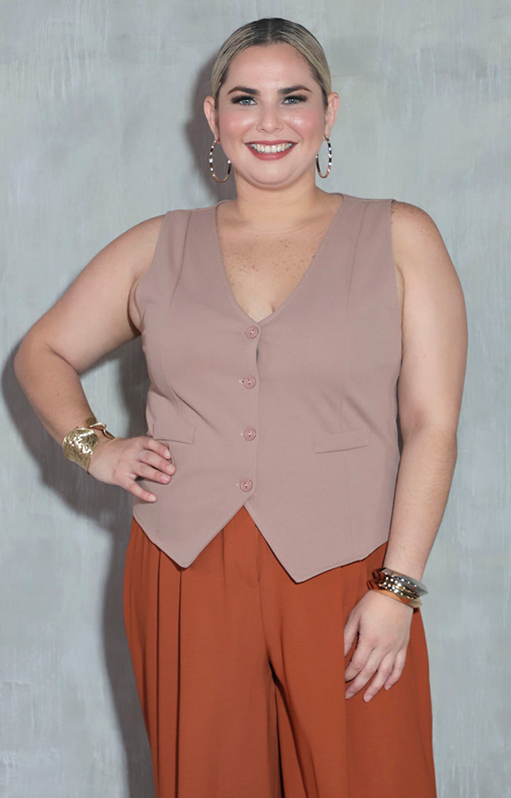 Chaleco beige - CHALECO XL Boutiquemirel 