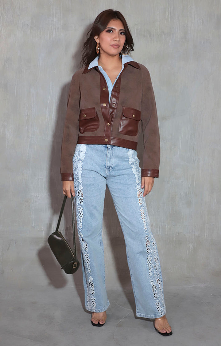 Chamarra chocolate - CHAMARRA Boutiquemirel 