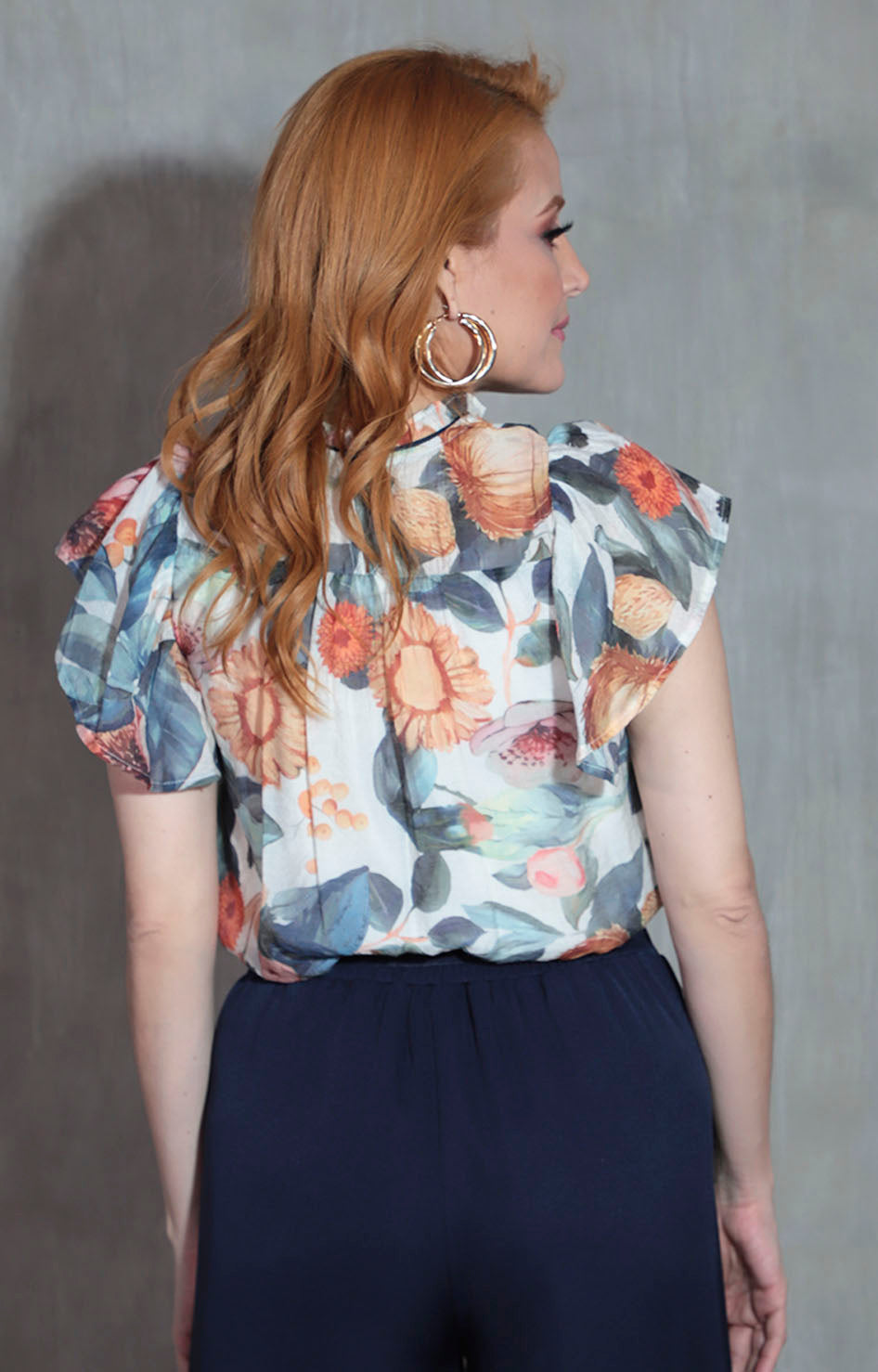 Blusa beige estampada - BLUSA Boutiquemirel 