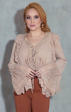 Blusa beige - BLUSA Boutiquemirel 