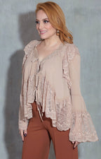 Blusa beige - BLUSA Boutiquemirel 