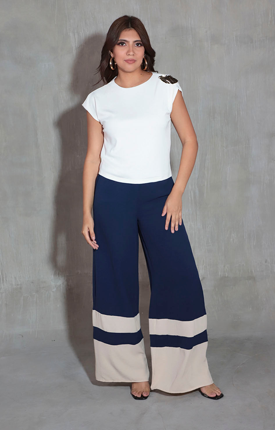 Blusa beige con hebilla - BLUSA Boutiquemirel 