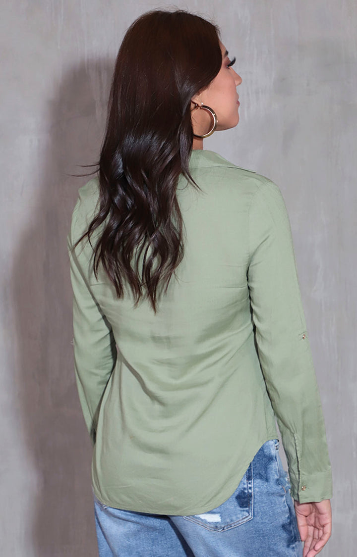 Camisera verde olivo - BLUSA Boutiquemirel 