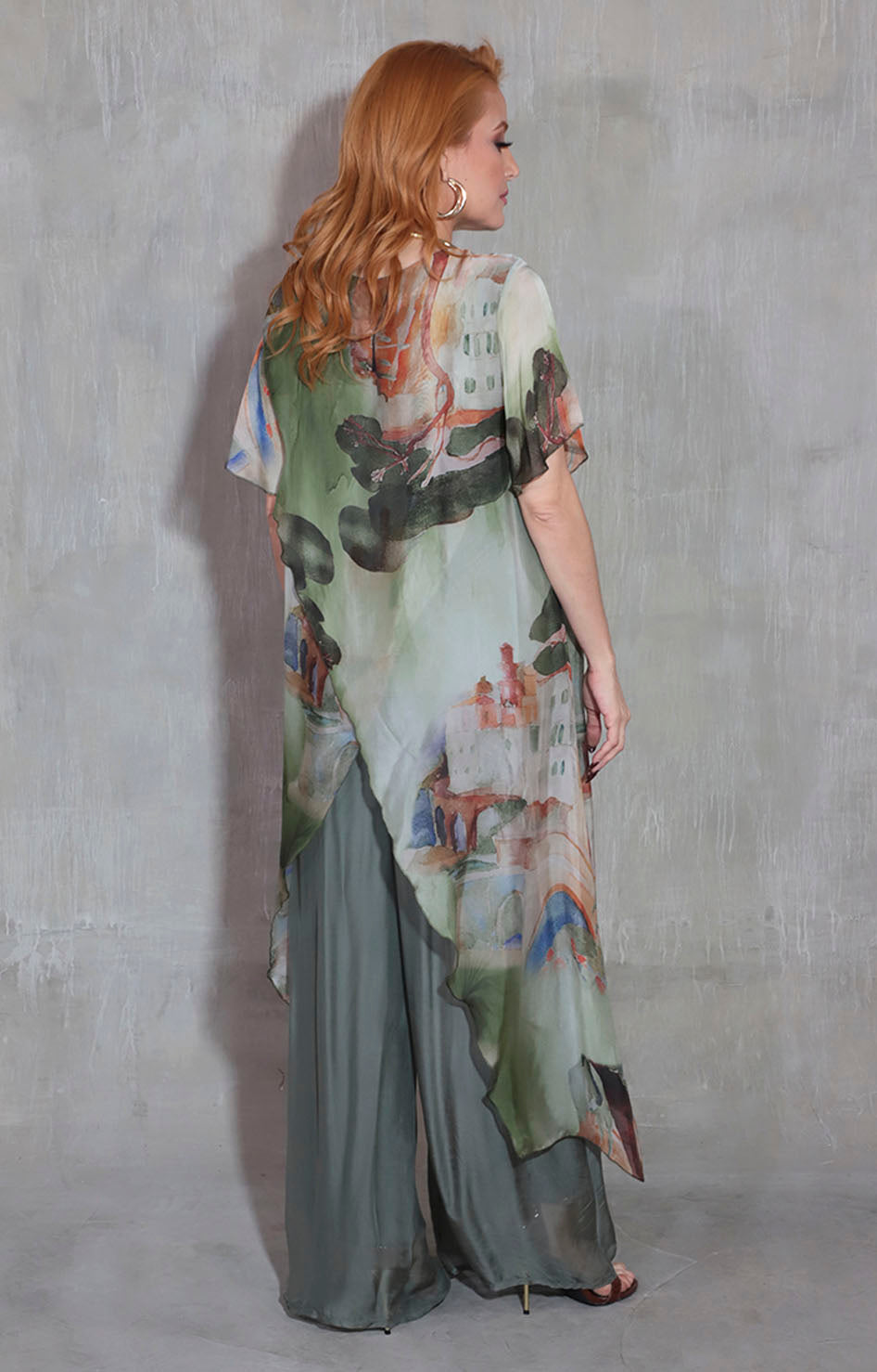 Conjunto verde de seda - CONJUNTO XL Boutiquemirel 