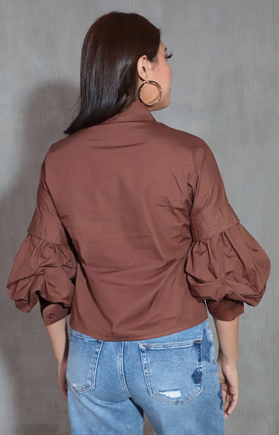 Blusa café - BLUSA Boutiquemirel 