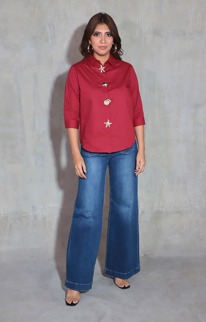 Camisera roja - BLUSA Boutiquemirel 