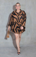 Jumpsuit negro estampado - PALAZZO XL Boutiquemirel 