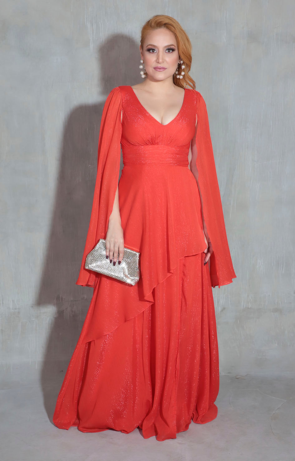 Vestido naranja - VESTIDO Boutiquemirel 