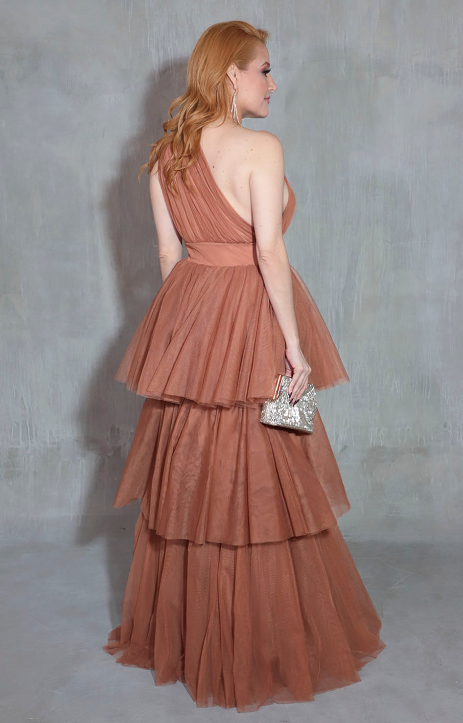 Vestido de tull café - VESTIDO Boutiquemirel 