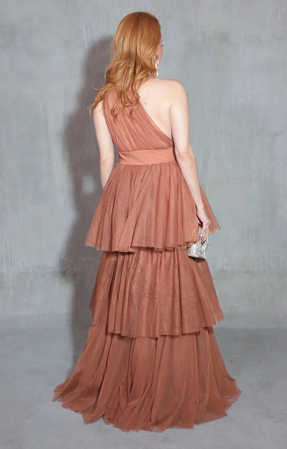 Vestido de tull café - VESTIDO Boutiquemirel 