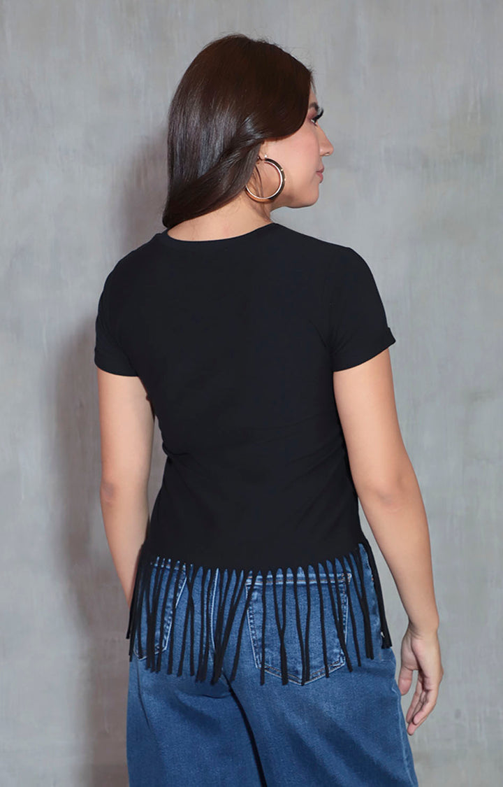 Blusa negra cowgirl - BLUSA Boutiquemirel 