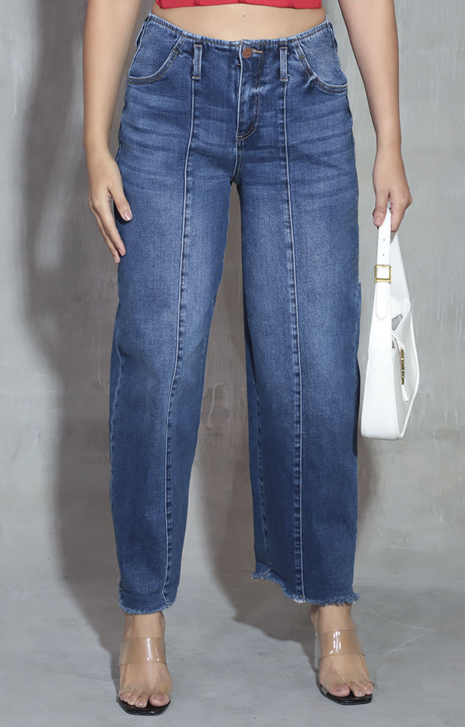 Pantalón denim cropped - PANTALON Boutiquemirel 