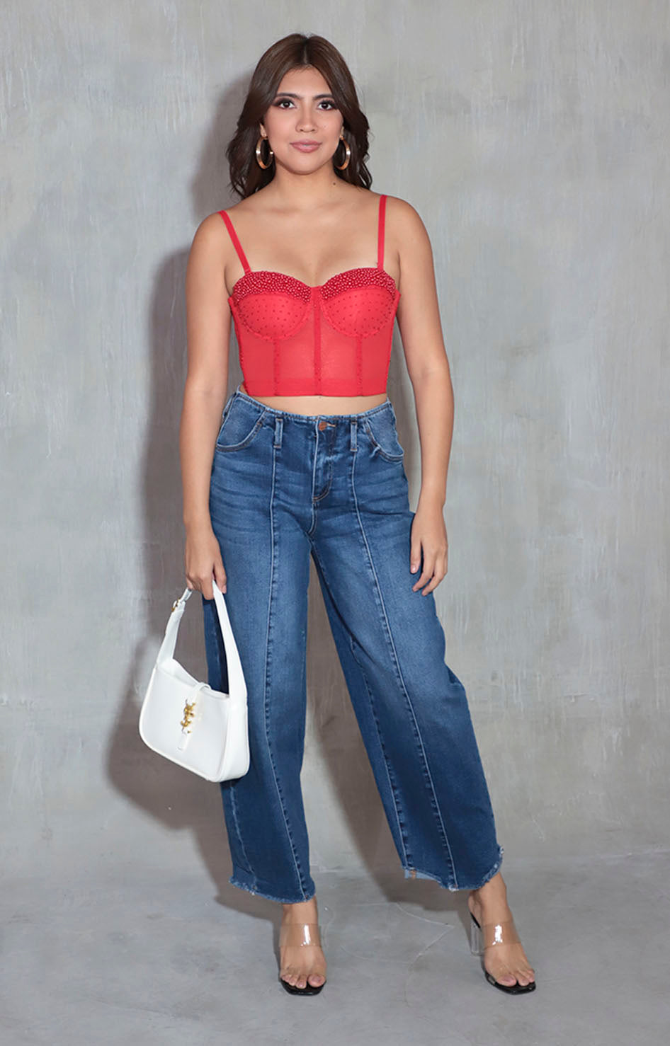 Pantalón denim cropped - PANTALON Boutiquemirel 