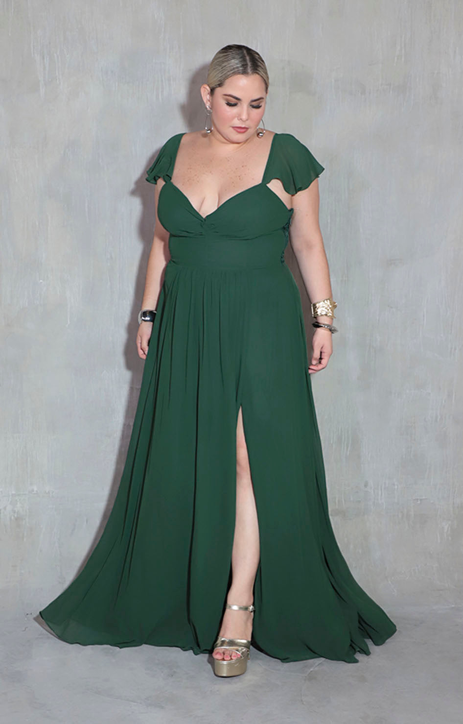 Vestido verde de gala - VESTIDO XL Boutiquemirel 