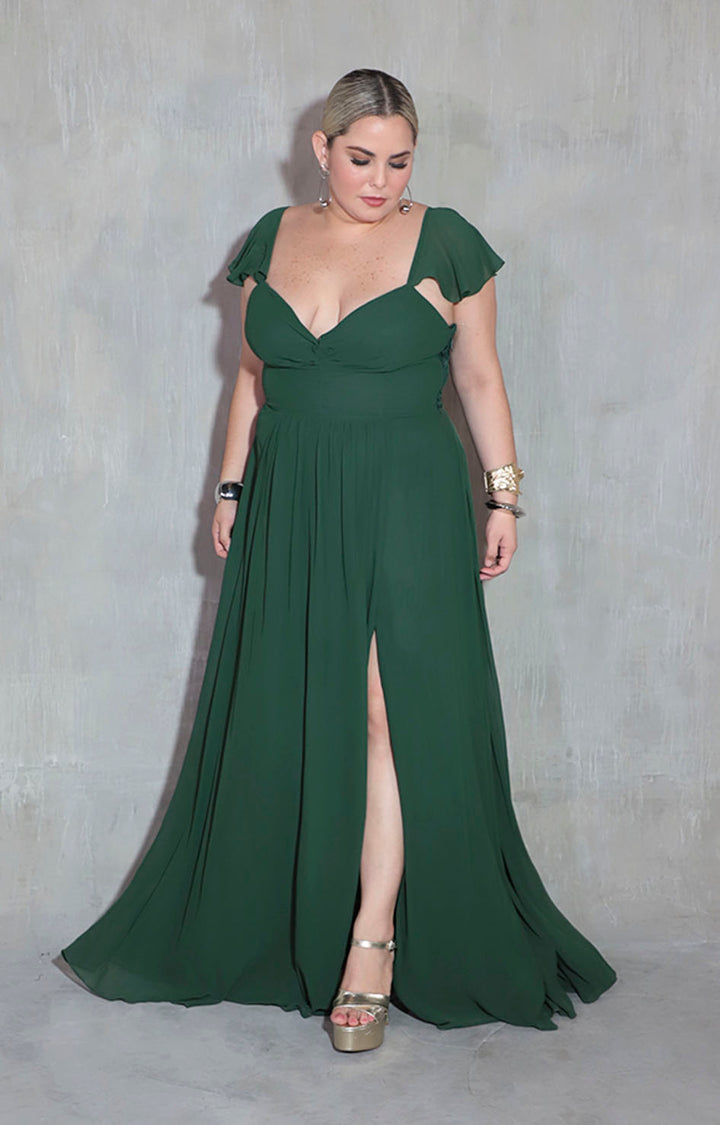 Vestido verde de gala - VESTIDO XL Boutiquemirel 
