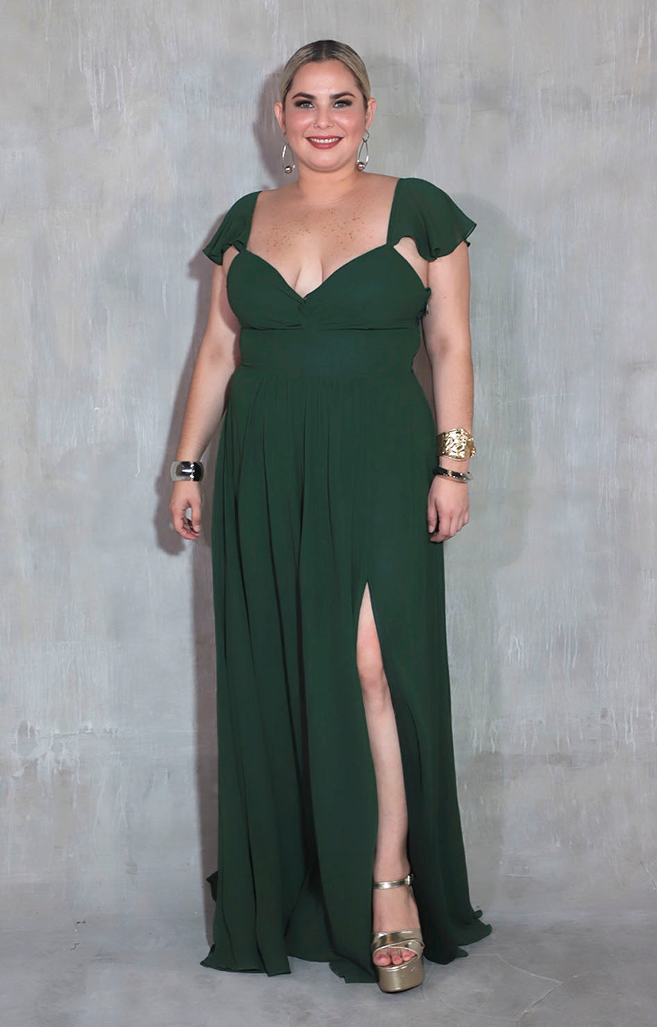Vestido verde de gala - VESTIDO XL Boutiquemirel 