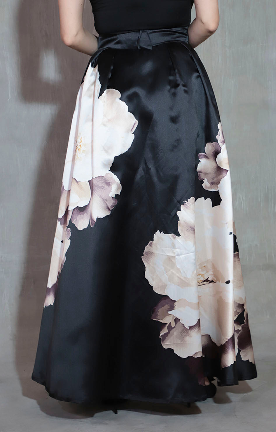 Falda negra estampada - FALDA Boutiquemirel 