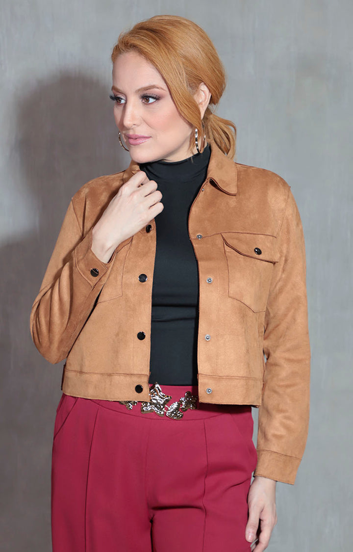 Chamarra café - CHAMARRA Boutiquemirel 